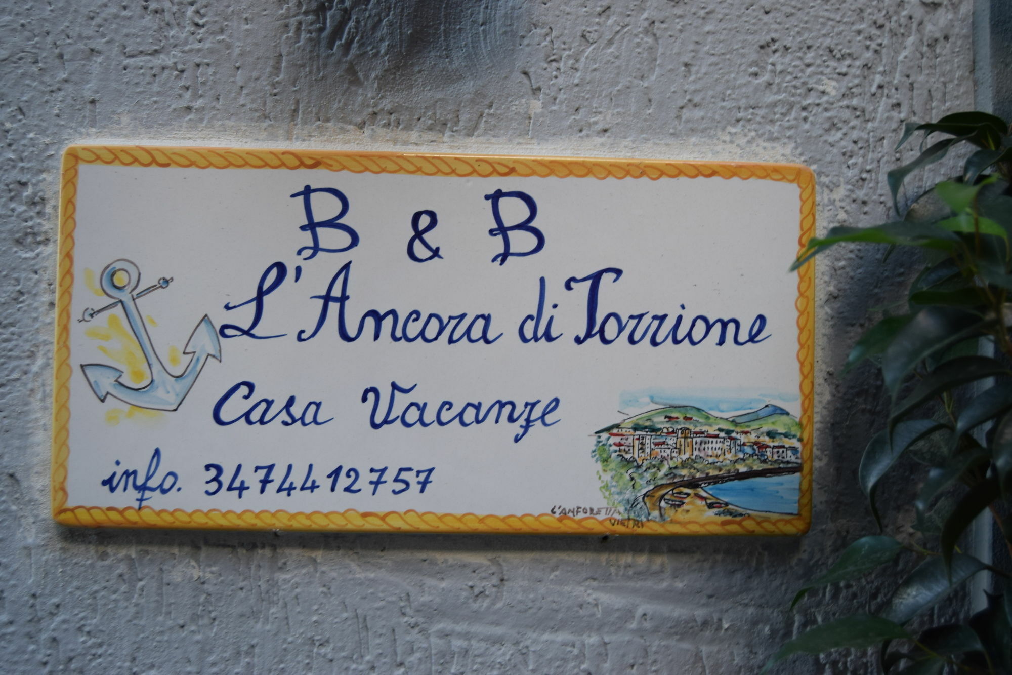 L'Ancora Di Torrione Bed & Breakfast Salerno Exterior foto
